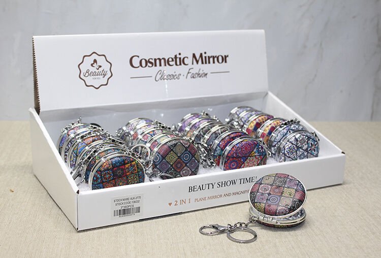 Taşlı El Aynası Anahtarlık Model 10