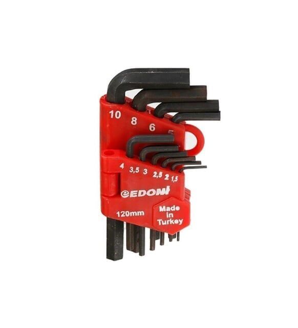 Eltos Edoni 120 mm 10 Parça Alyan Seti Siyah