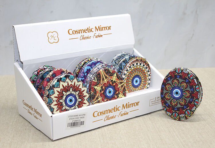 Taşlı El Aynası Oval İnce Model 5