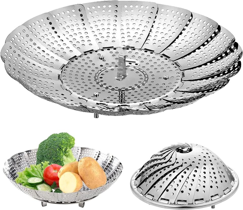 Paslanmaz Çelik Buharda Pişirme Sepeti