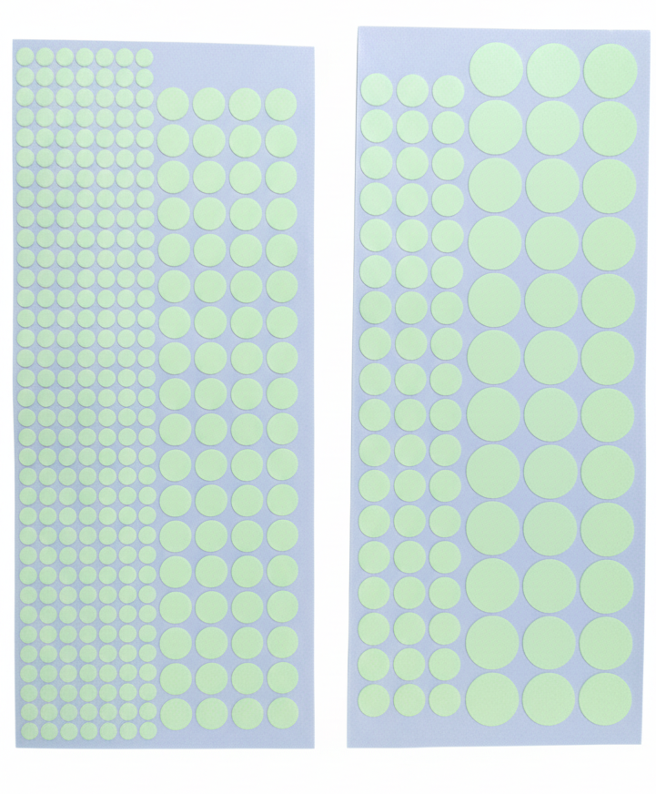 Fosforlu Etiket Karanlıkta Işık Veren Yıldız Tozu Etiketleri