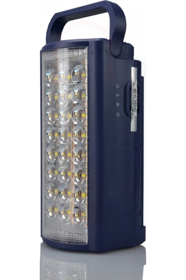 24 Büyük Ledli 80 Saat Yanan Powerbank Özellikli Akülü Led Işıldak