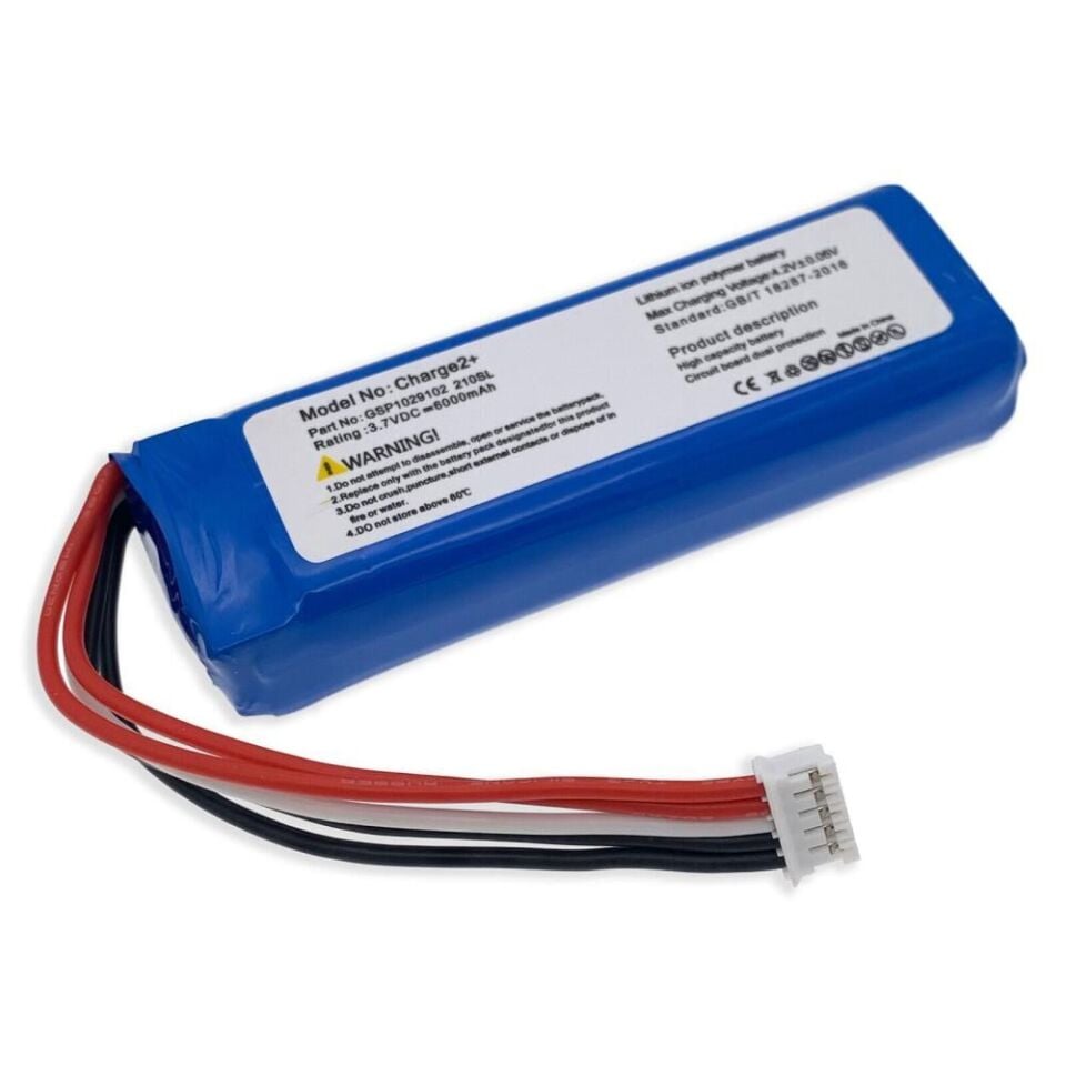 JBL Charge 2 / 2+ uyumlu 3.7v 6000 mah Soketli Batarya