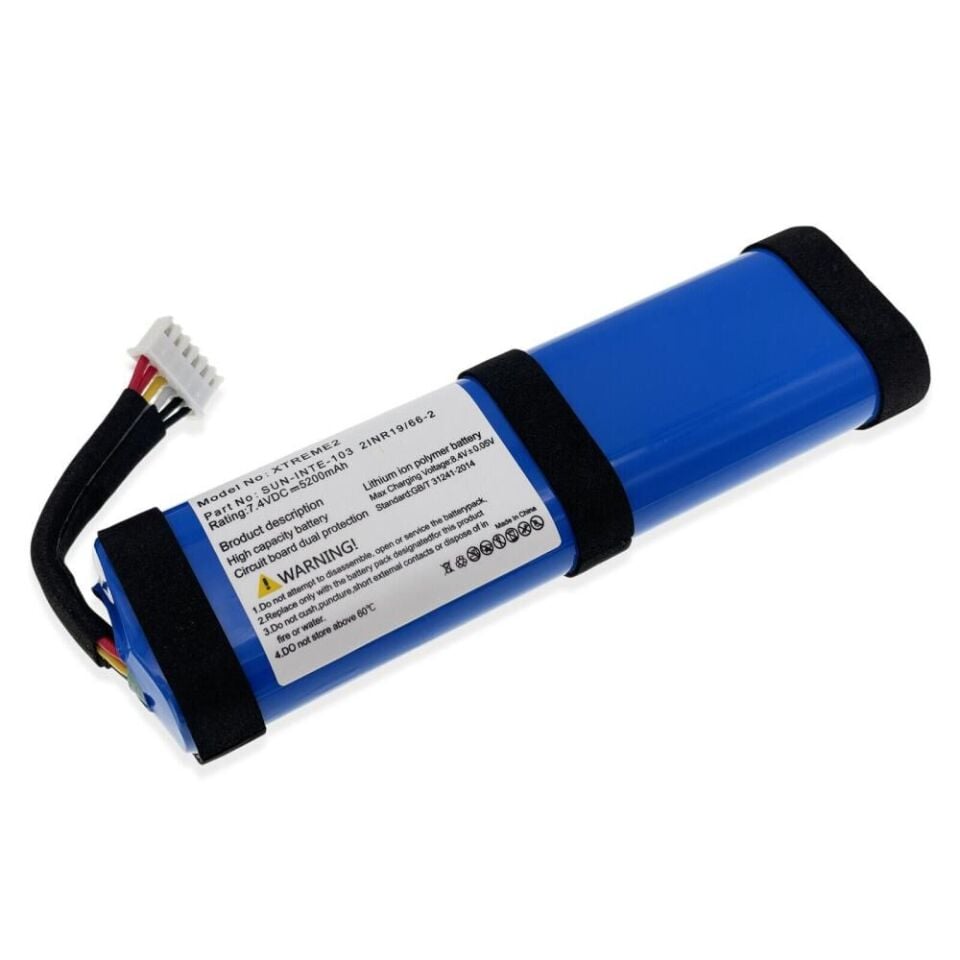 JBL Xtreme 2 uyumlu 7.4V 5200 mah Soketli Batarya