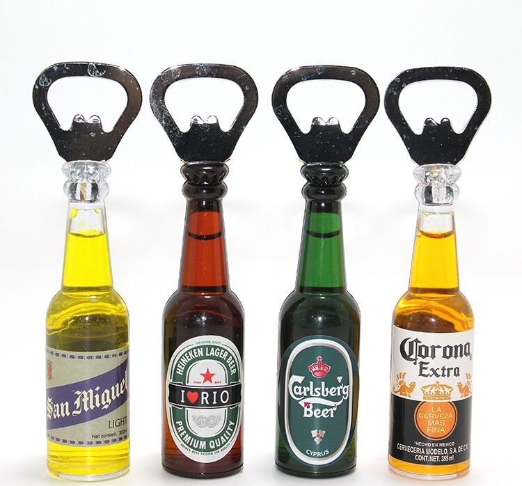 Mini İçecek Şişesi Tasarımlı Magnetli Şişe Açacağı - Model 2