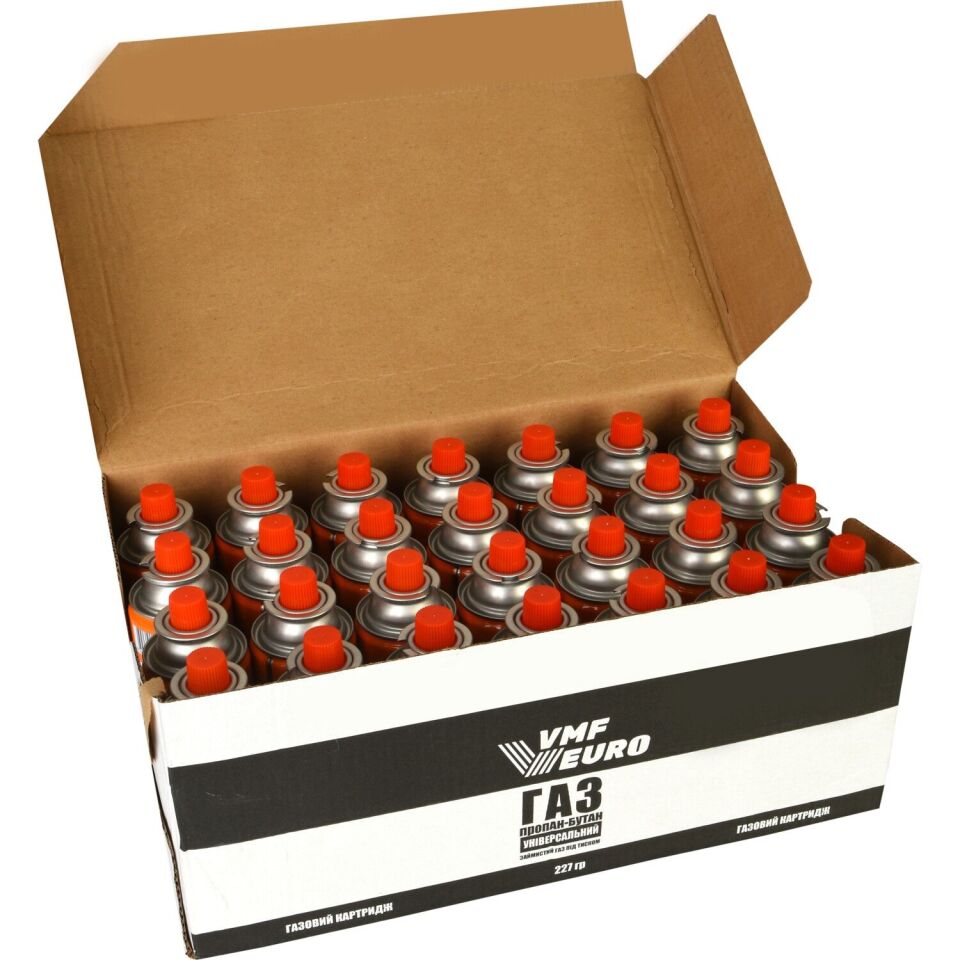 Remtas Vmf Eurogaz Kamp Ocak Gazı Valfli Kartuş 227GR - 28 Adet