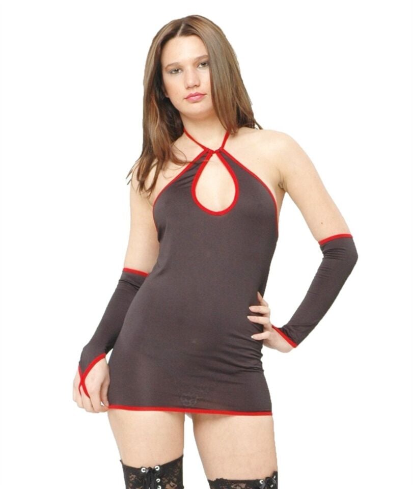 Terry Pau TP091266 Mini Elbise