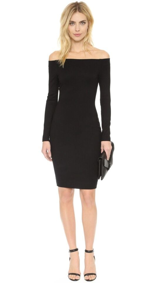 Terry Pau TP101298 Uzun Kollu Straplez Elbise