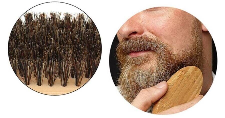 Absolute Sakinleştirici Sakal Tarama Doğal Fırçası