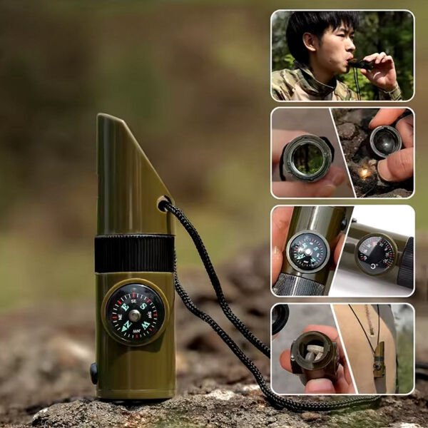 7'si 1 Arada Acil Durum Düdüğü