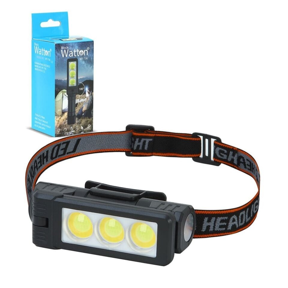 ŞARJLI MIKNATISLI ÇALIŞMA LAMBASI KAFA IŞIĞI WT-706