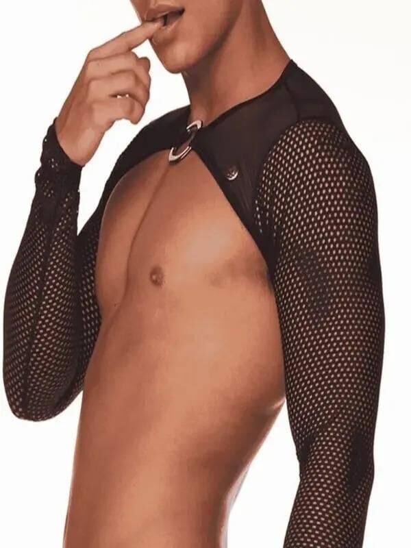 Erkek Fantezi Metalli Bolere İç Giyim