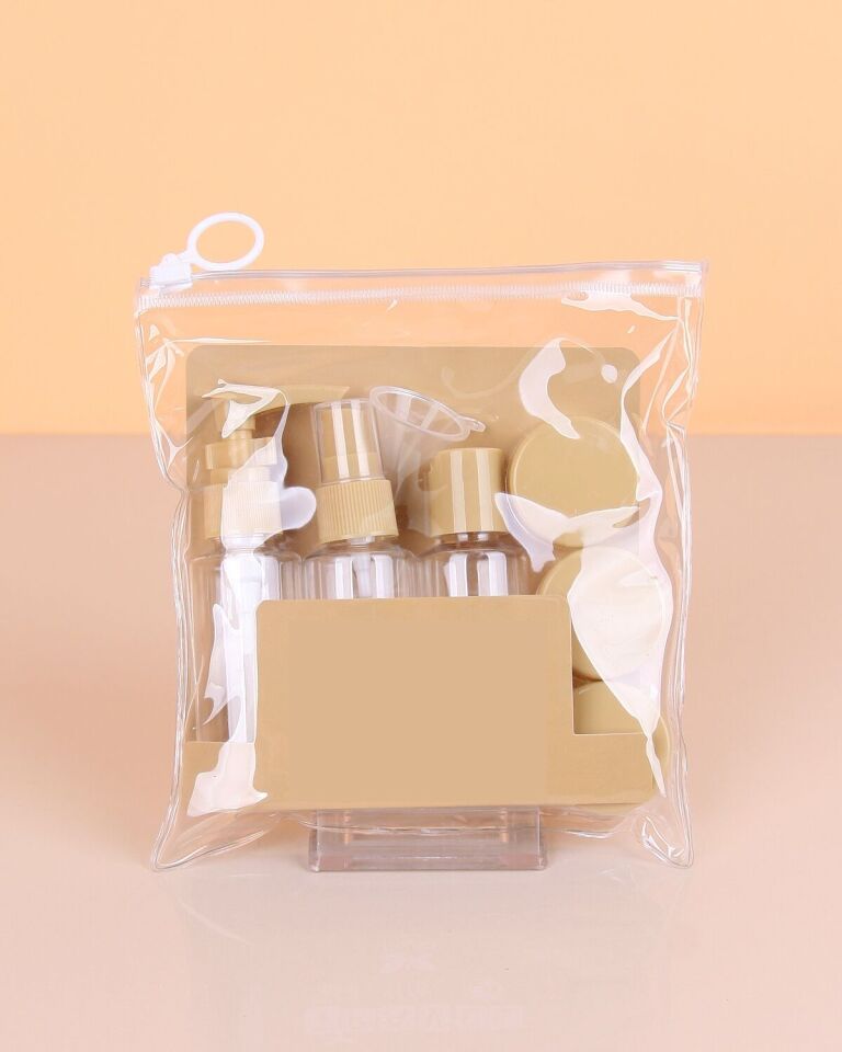 Parfüm Şişesi - Kozmetik Şişesi - 8 li Seyahat Doldurulabilir Kozmetik Seti