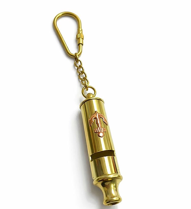 Pirinç Düdük Anahtarlık