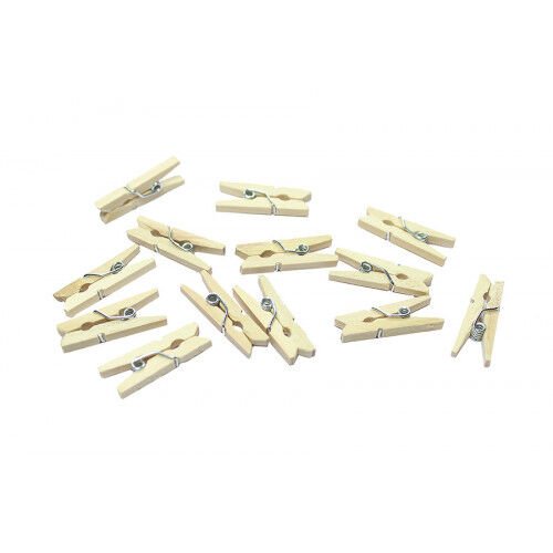 Mandal Mini Ahşap Mandal (10 Adet)