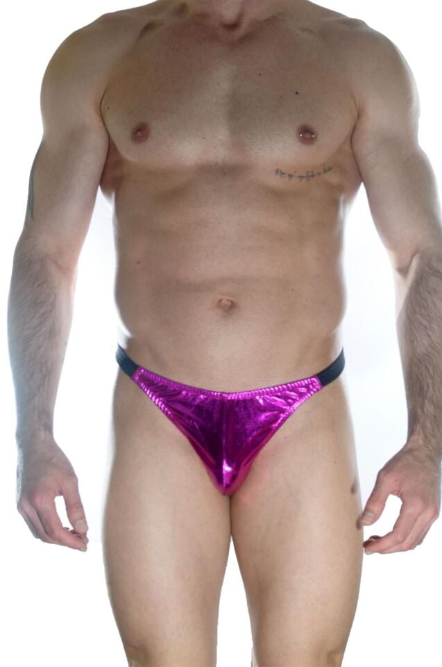 Erkek Arkası Fuşya Büzgülü Brazillian Slip