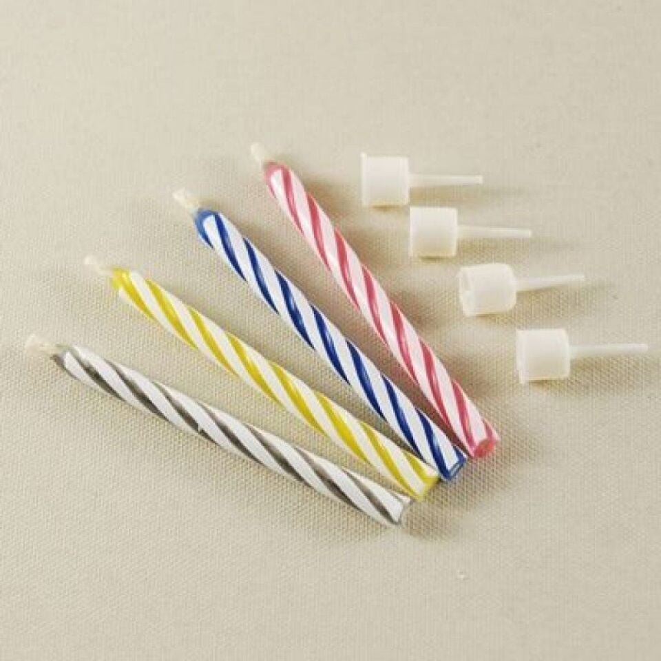 Pasta Mumu - Sönmeyen Mum - 10 Adet - Tekrar Yanan Mum