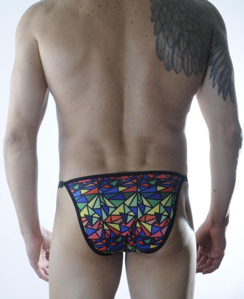 Erkek Metalli Renkli Slip Çamaşır