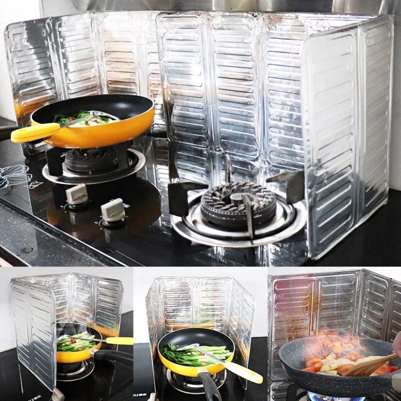 Ocak Kenar Koruyucu Alüminyum Levha - Ev Kamp Karavan Ocak Koruyucu