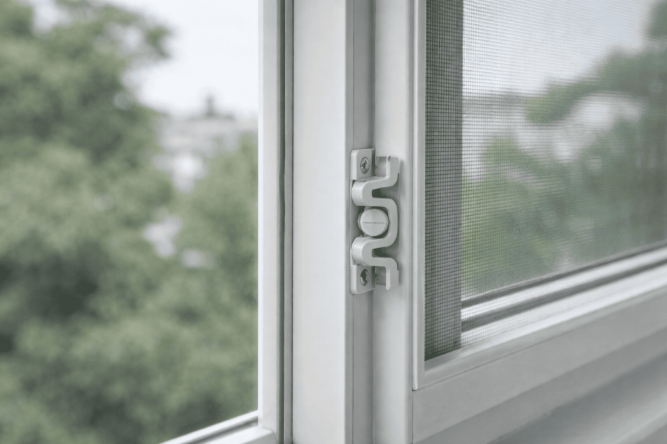 10 Adet Plastik Beyaz Sineklik Çıtçıtı – Dayanıklı ve Pratik Sineklik Sabitleme Aparatı