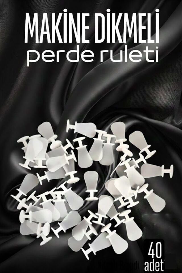 Makine Dikmeli Perde Düğmesi Perde Ruleti Perde Düğmesi 40 Adet