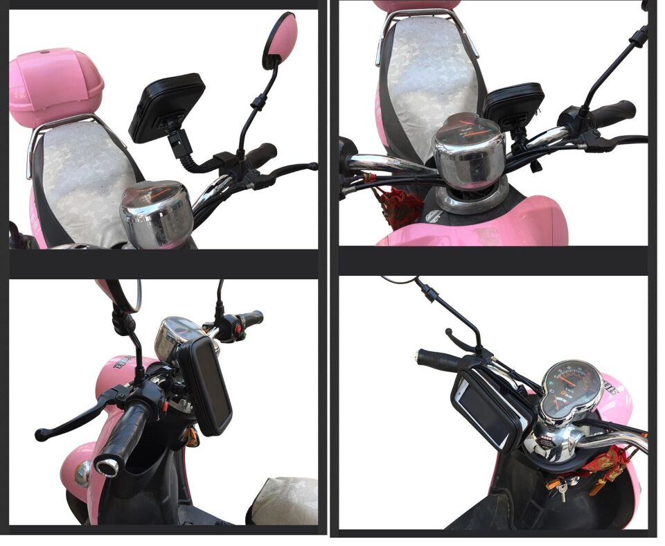 Bisiklet ve Motosiklet Su Geçirmez Telefon Tutucu 6.2''