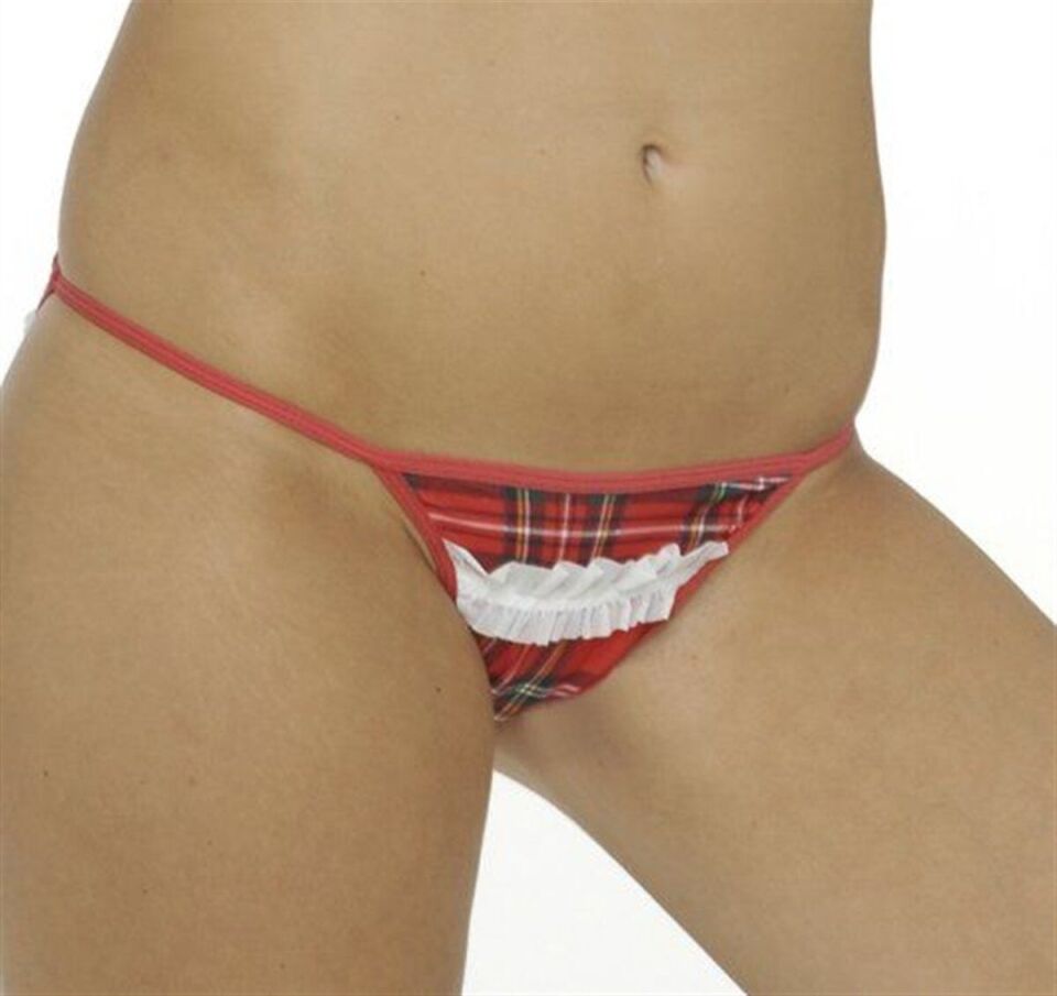 Terry Pau TP120618 Ekose Fırfırlı İç Çamaşırı