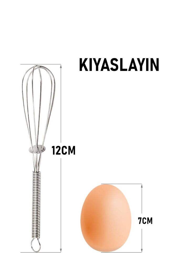 Mini Çırpıcı Çelik 6 adet
