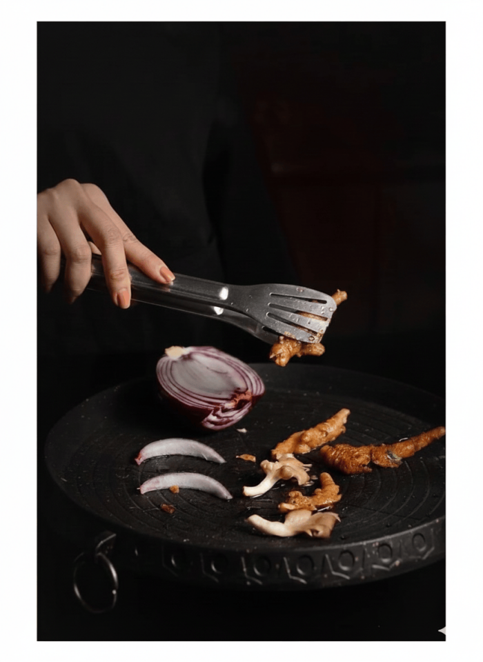 Maşa Paslanmaz Barbekü Maşası - 25 Cm Mutfak Ekmek Maşası