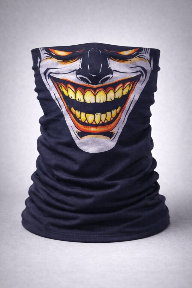 Joker Gülüşlü Baf Maske – Çok Amaçlı Boyunluk Bandana 3 No