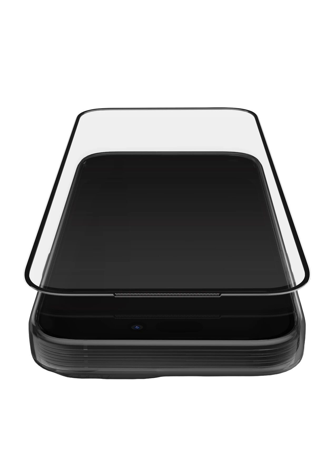 iPhone 14 Pro Max Ekran Koruyucu Kırılmaz Cam Çıtalı Koruyucu