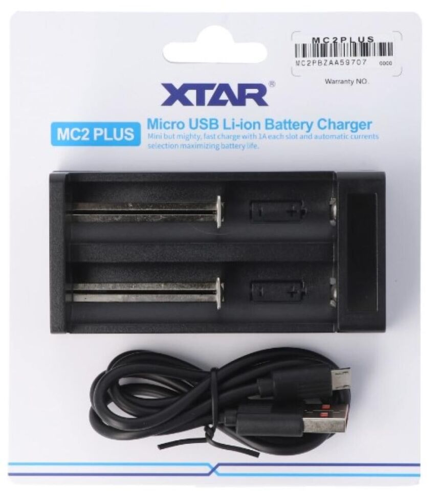 Xtar MC2 Plus İkili Li-ion Pil Şarj Cihazı