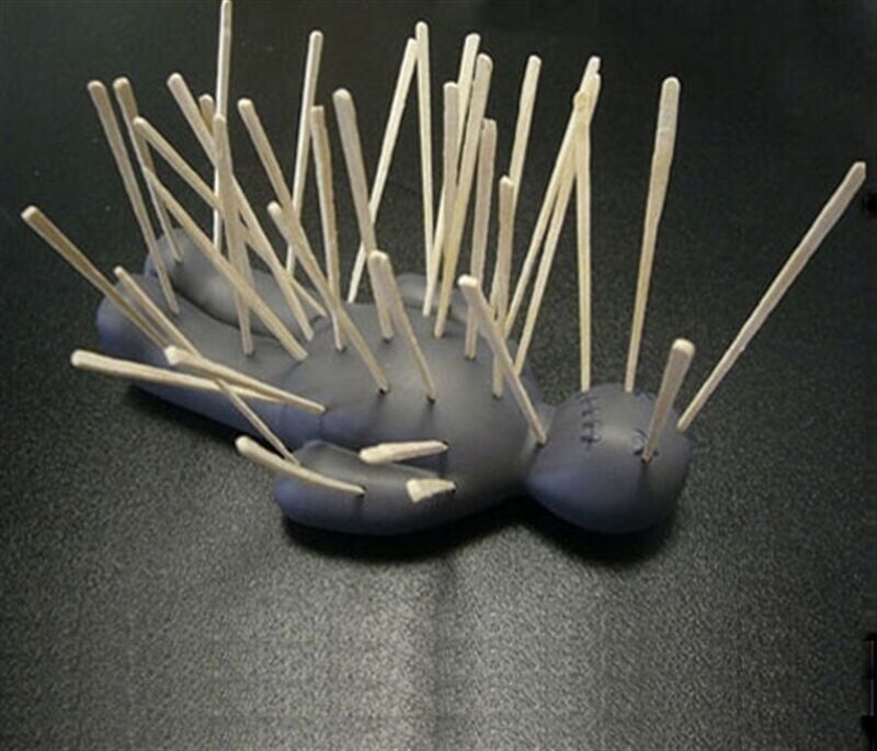 Özel Tasarım Adam Şeklinde Voodoo Kürdanlık