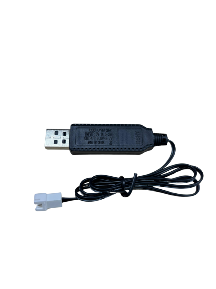 3.7V Li-ion SM-2P Soket Oyuncak Bataryası USB Şarj Kablosu