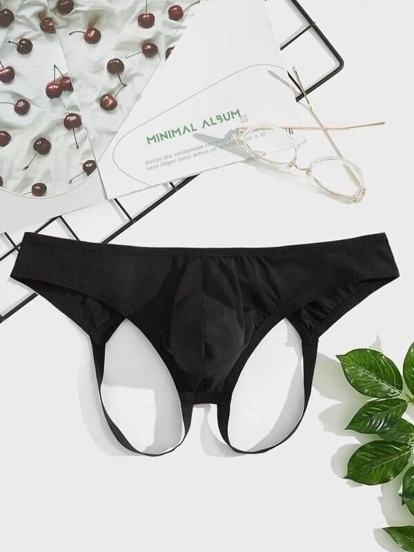 Erkek Fantazi Siyah Jockstrap İç Giyim