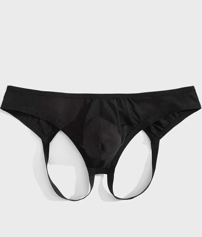 Erkek Fantazi Siyah Jockstrap İç Giyim