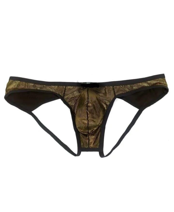 Erkek Gold Metalik Jockstrap İç Giyim