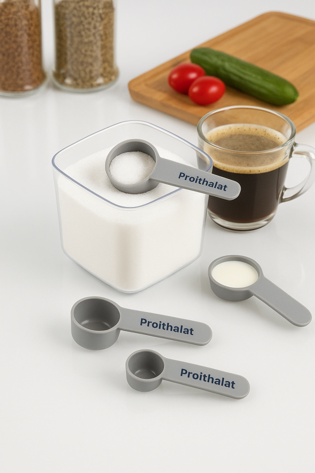 Ölçü Kaşığı Şeker Kahve Un Erzak Ölçü Kaşığı - 3 lü Ölçü Kaşığı