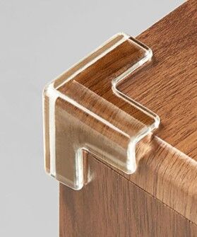 8'li Set Silikon Şeffaf Masa Kenarı Koruma Aparatı