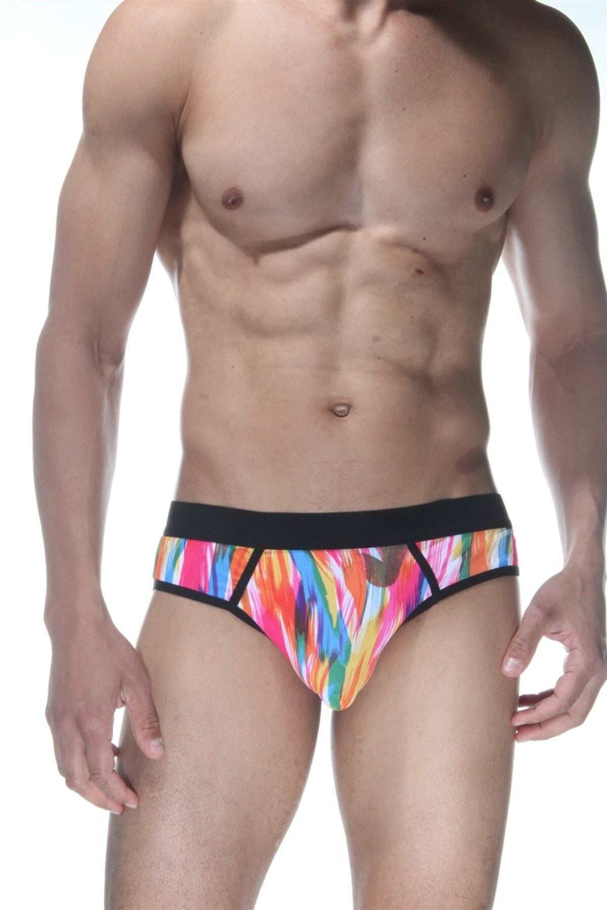 Renkli Jockstrap Fantezi İç Giyim