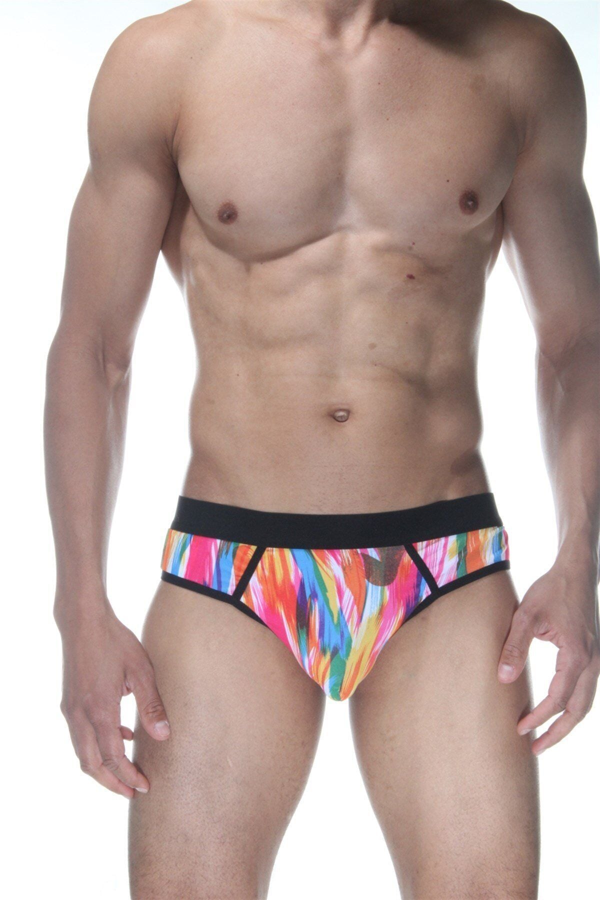 Renkli Jockstrap Fantezi İç Giyim