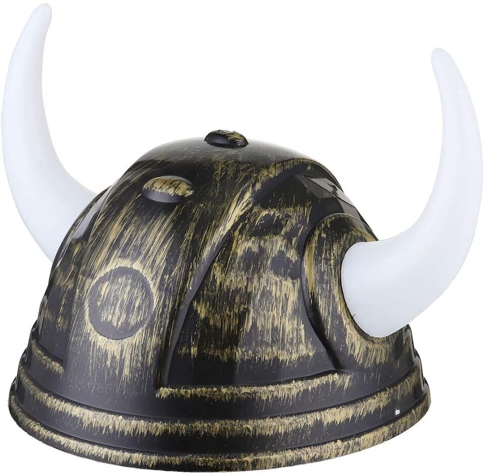 Viking Başlığı Asteriks Başlığı Altın Renk