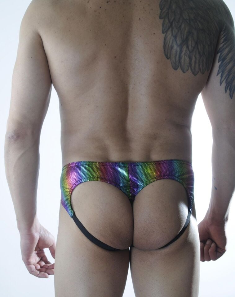 Erkek Renkli Fantezi Jockstrap İç Giyim