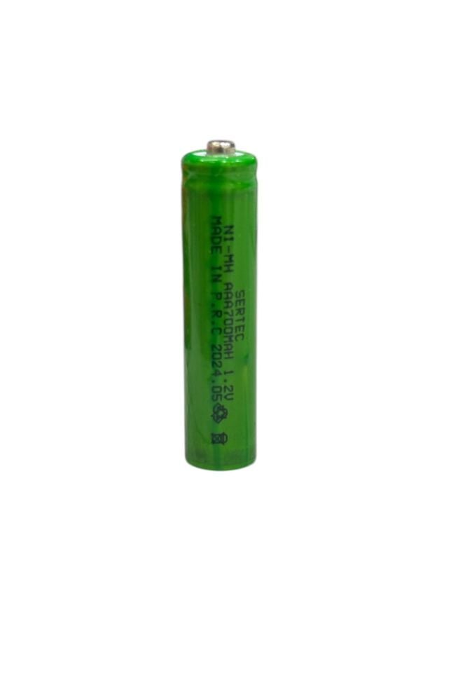 1.2V 700 Mah - AAA - Ni-MH Şarjlı Pil - (Başlı)