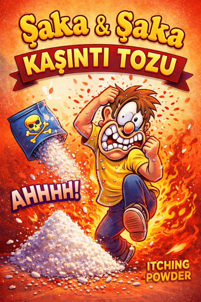 Kaşıntı Tozu Şaka Kaşıntı Tozu Eğlence Şaka Amaçlı Toz