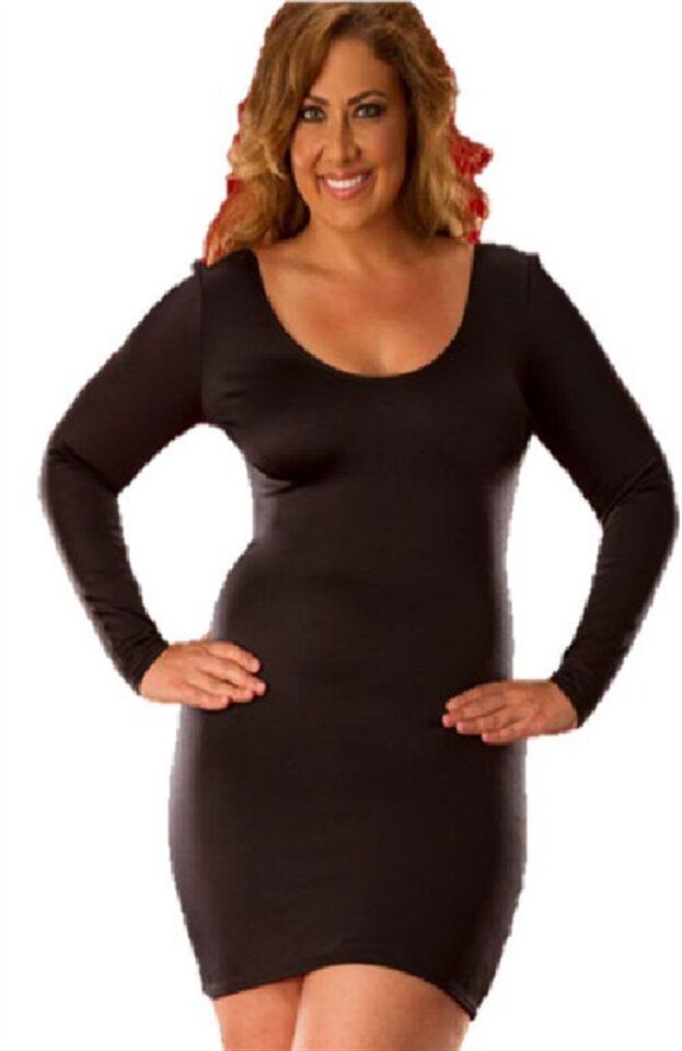 Büyük Beden Mini Elbise  Tsec031041