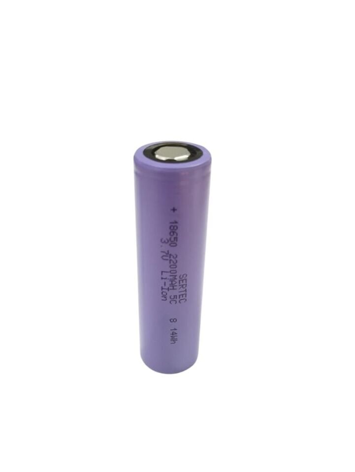 18650 3.7V 2200 Mah 5C Li-Ion Şarjlı Pil