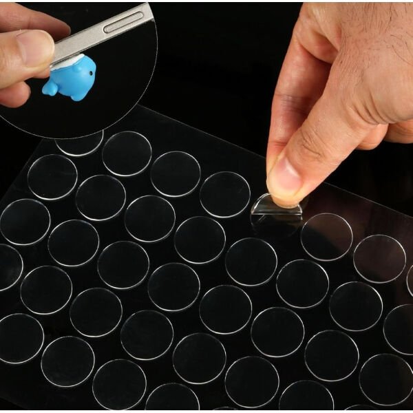 Çift Taraflı Yuvarlak Montaj Macunu 42 Adet